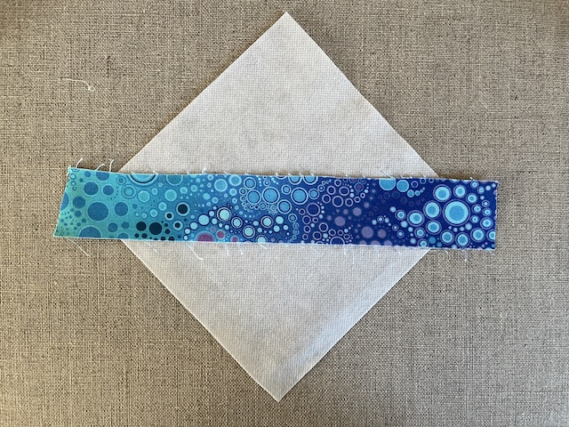 Stribet trekanter i Rønne Restetæppe