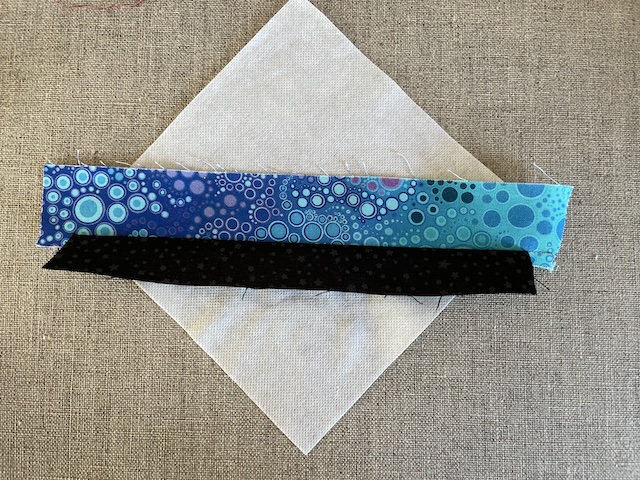 Stribet trekanter i Rønne Restetæppe