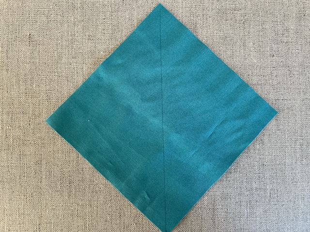 Stribet trekanter i Rønne Restetæppe