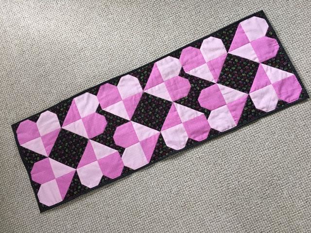 Rosa Løber mønster