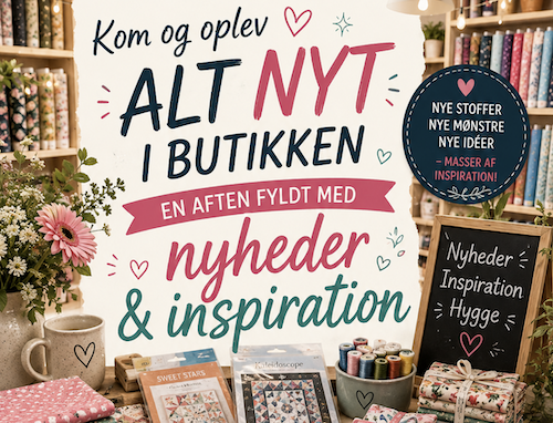 Inspirations aften med masser af nyheder 23. sep kl 19