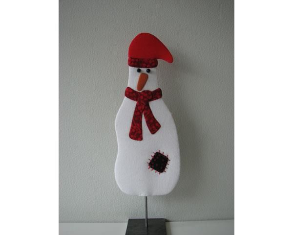 snemand 3 mønster fra houhou design – hyggelig patchwork til jul