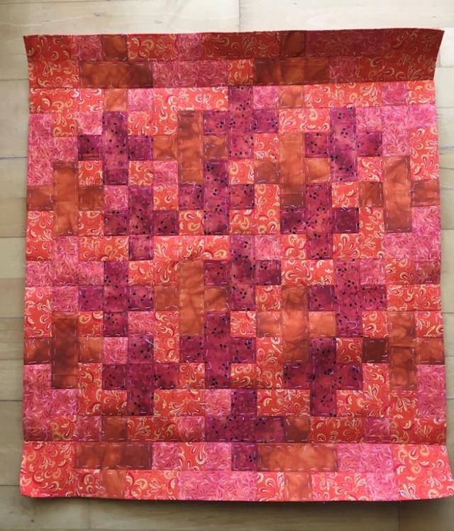 Solveigs udgave af HANNES patchwork forårsleg.