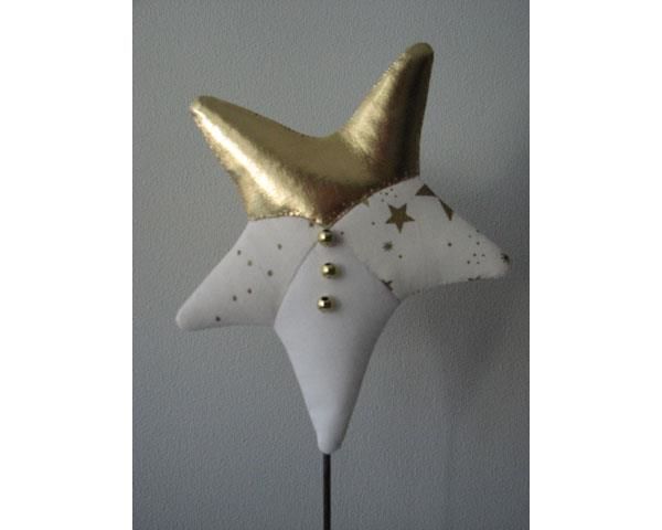 Stjerne mønster med 5 takker i lyse farver