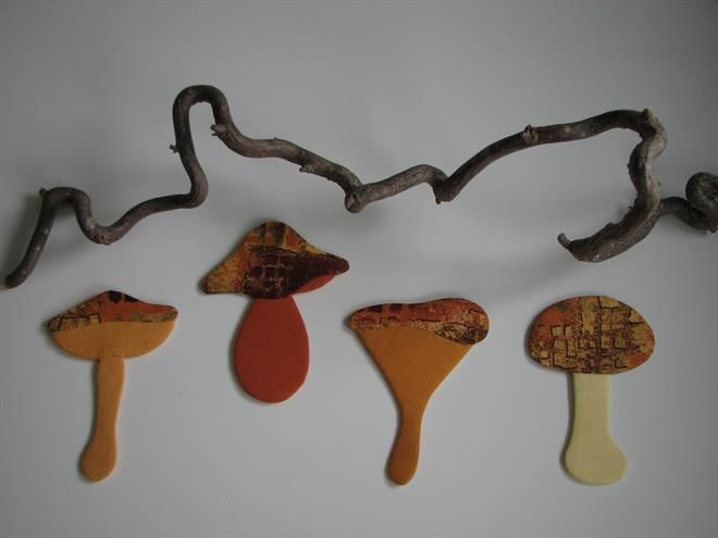 Svampe mønster håndsyning svampe mønster – sy små charmerende svampe i patchwork