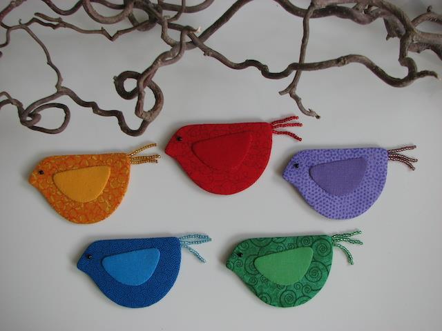 troldefugle mønster – sy magiske og eventyrlige fugle håndsyet