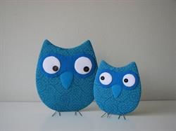 Uglemor mønster sy uglemor med unge – hyggeligt håndsyningsmønster fra houhou design