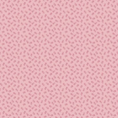 Victoria patchworkstof - Rosa mini blomst