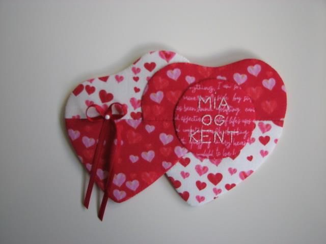 Dobbelt Valentin Hjerte Mønster – Perfekt til Valentinsdag eller som kærlig gave håndsyet