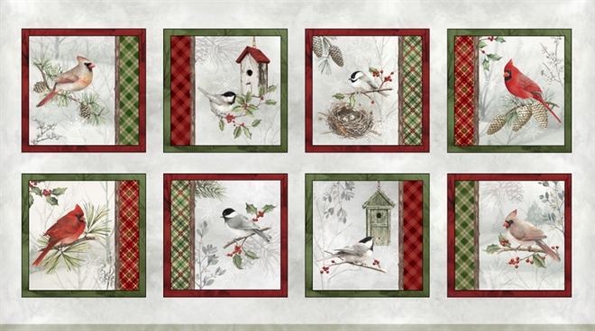 Winter song patchworkstof - Motiver