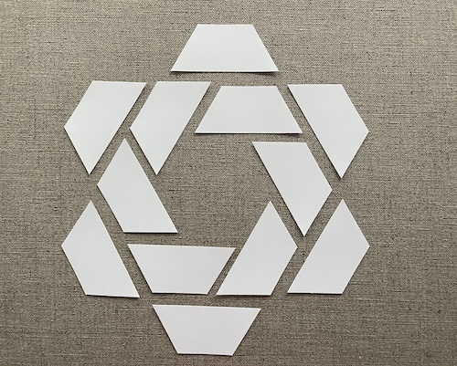 sekskantet dug    ​