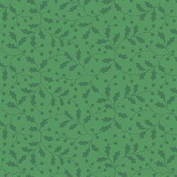 ChristmasTime patchworkstof 110 cm bred grønne grene