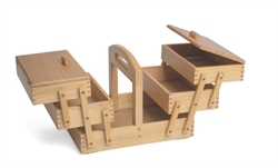 Træ sybox dobbelt med 2 x 3 etager - mormor model fra Millward