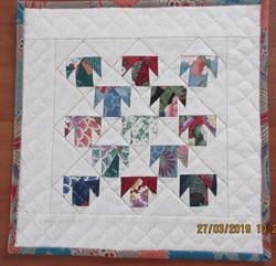 Mini quilt udfordring Lod 17 - Ellens mini quilt