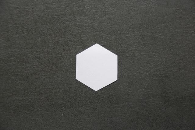 Sekskanter 2 cm - færdig standset pap skabeloner