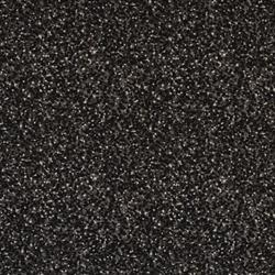 Glitter bomuldsstof bred - Koks sort