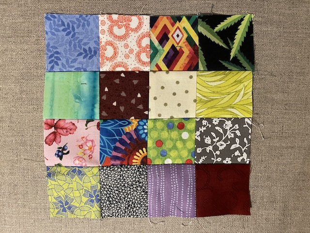 Glostrup - grå firkanter reste tæppe