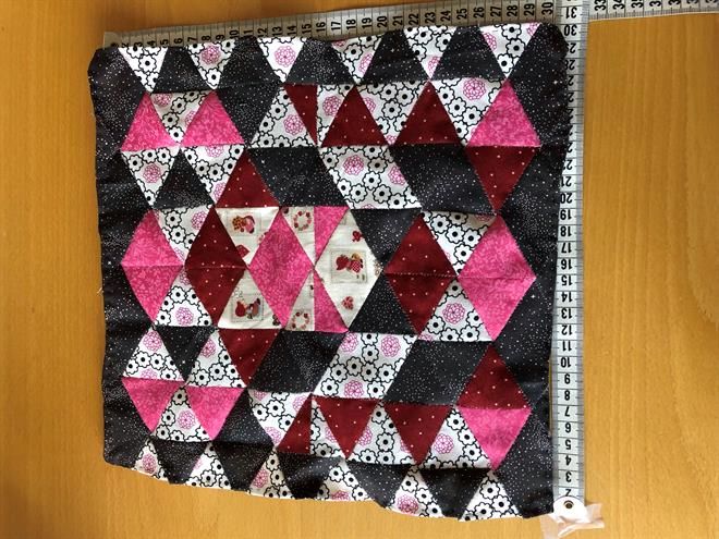 Mini quilt udfordring Lod 28 - Hannes mini quilt