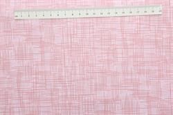 Harmoni Patchworkstof - Rustrød - Streger