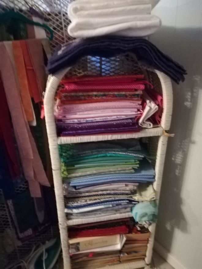 Jettes sy værelse til patchwork.