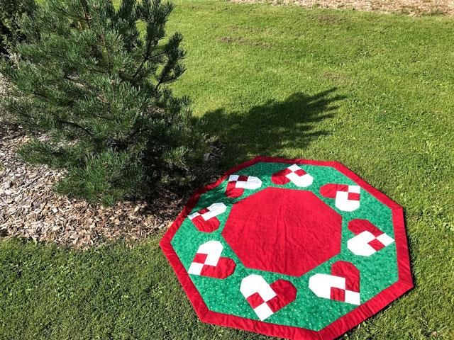 Julia juletræstæppe mønster