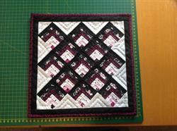 Mini quilt udfordring Lod 9 - Kirstens quilt