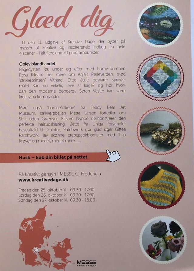 Kreative dage 2019 - HANNES patchwork kommer.