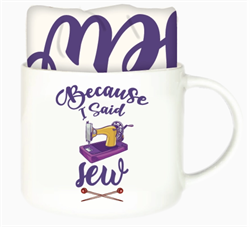 Krus og mulepose - Because I said sew