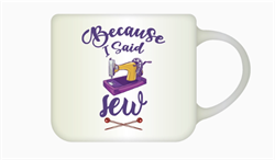 Krus og mulepose - Because I said sew