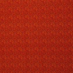 Glitter bomuldsstof bred - Brændt orange