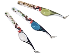 Pincet med blå spætte greb.