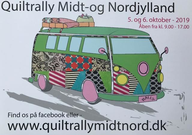 Quiltrally i Midt og Nordjylland den 5. og 6. okt. 2019