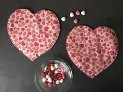 Hjerte kaffebrikker mønster