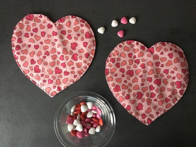 Hjerte kaffebrikker mønster