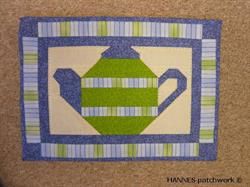 Dækkeserviet med tekande mønster