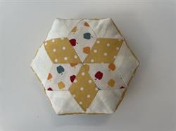 Sekskantet nålepude mønster - Tove