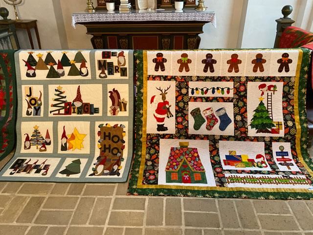 Vejerslev kirke stor patchwork udstilling